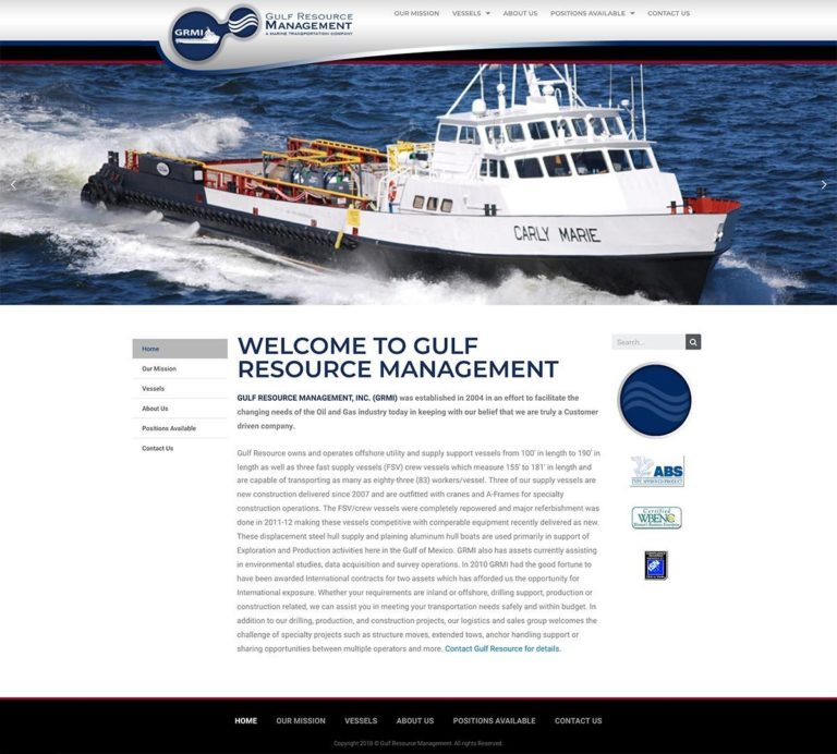 Gulf Resource Management Website