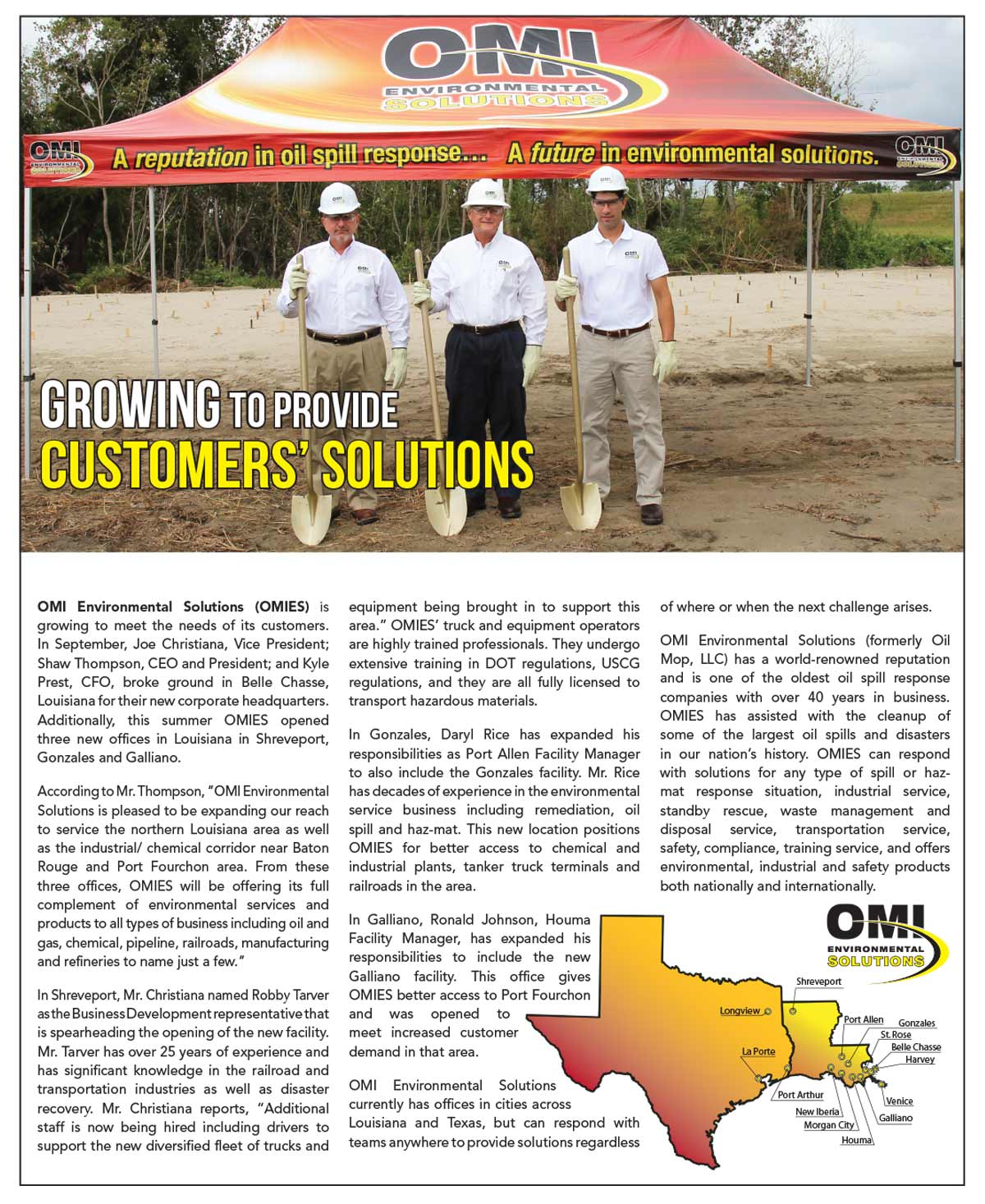 OMI Environmental Solutions Print Ad